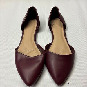 Forever 21 Plum Pointed Flats